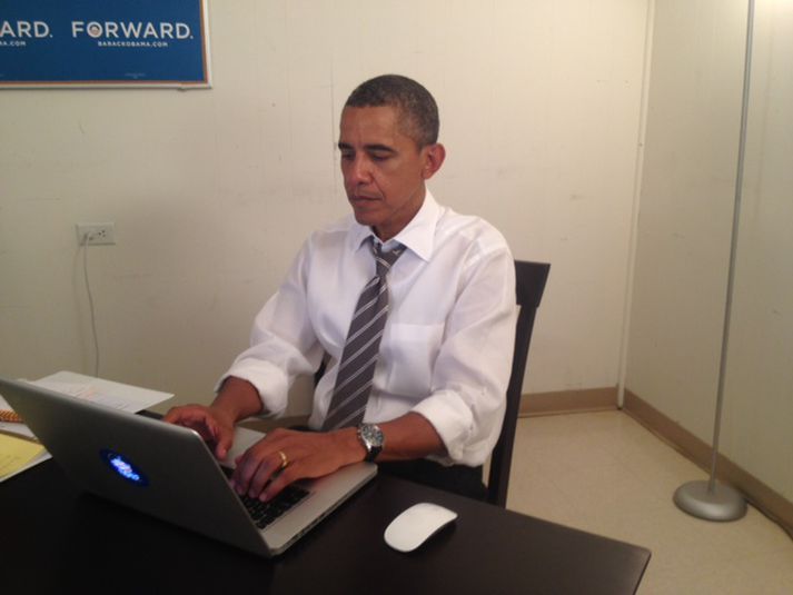 Obama svaraði spurningum á Reddit í gær.