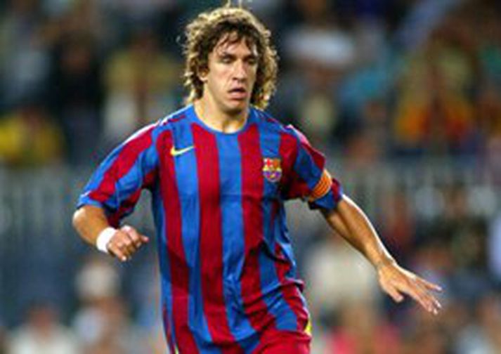 Carles Puyol, leikmaður Barcelona og spænska landsliðsins