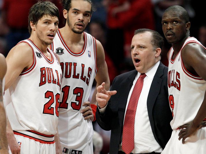 Tom Thibodeau, þjálfari Chicago Bulls.