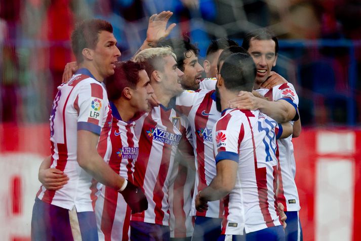 Atletico fagnar stigunum.