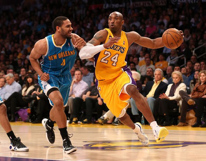 Kobe Bryant í leik með Los Angeles Lakers.