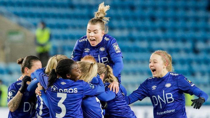 Ingibjörg Sigurðardóttir skoraði sjötta mark Vålerenga í dag.