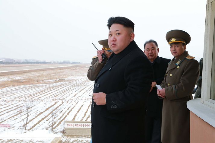 Kim Jong-Un er leiðtogi Norður-Kóreu.