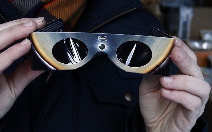 The solar eclipse glasses sold out in Iceland. 