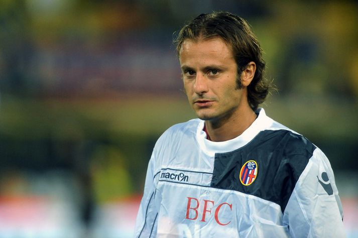 Alberto Gilardino var hetja Bologna í dag.