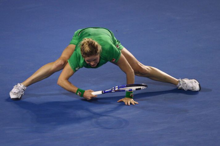 Kim Clijsters frá Belgíu hefur á undanförnum misserum skipað sér á ný í fremstu röð i tennisíþróttinni eftir að hafa tekið sér frí vegna barneigna.