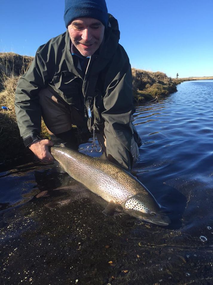 Flottur sjóbirtingur úr Ytri Rangá