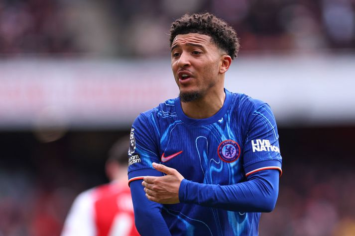 Jadon Sancho hefur átt erfitt uppdráttar hjá Chelsea rétt eins og hjá Man. Utd.