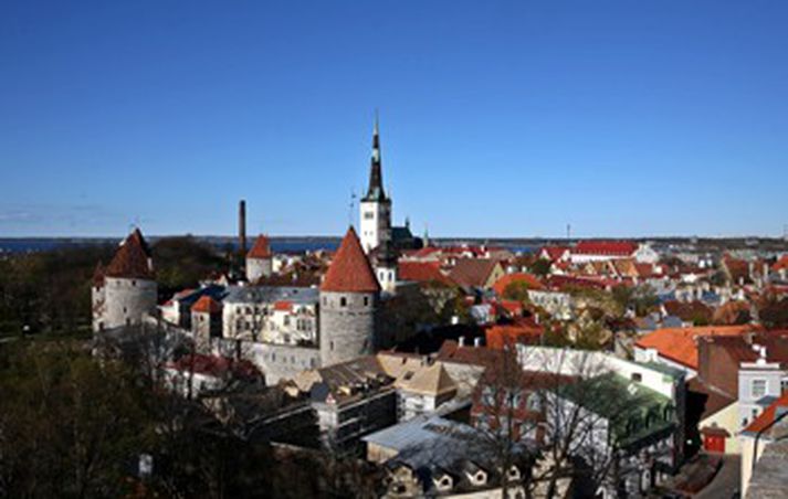 Tallin, höfuðborg Eistlands.