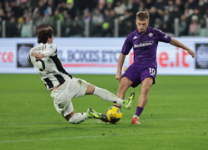 Albert í leik gegn Juventus fyrr á leiktíðinni.