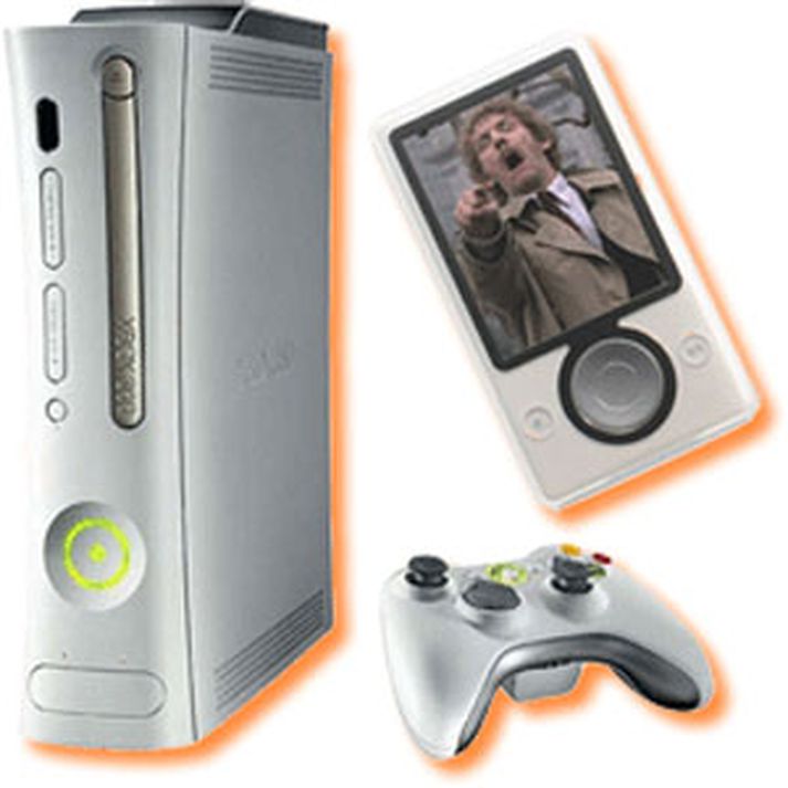 Xbox 360 og Zune virka vel saman. Hægt er að hlusta á tónlistina úr Zune í Xboxinu.