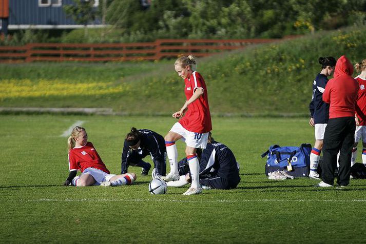 Myndbandið eykur einnig samheldni en mórallinn í liðinu er frábær, að sögn Sigurður.