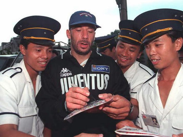 Gianluca Vialli, fyrrum leikmaður Juventus.