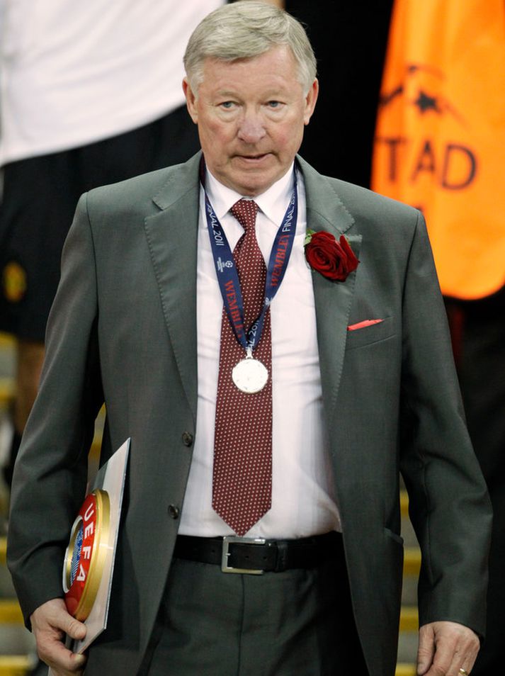 Sir Alex Ferguson, stjóri Manchester United.