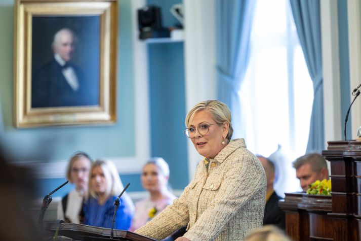 Halla Tómasdóttir, forseti Íslands, setur 156. löggjafarþing í dag.