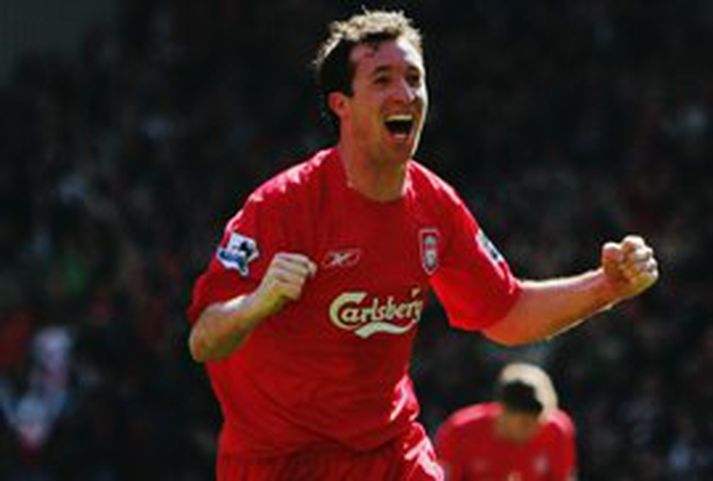 Það var vel við hæfi að Robbie Fowler skoraði sigurmark Liverpool í dag á 31. afmælisdeginum sínum