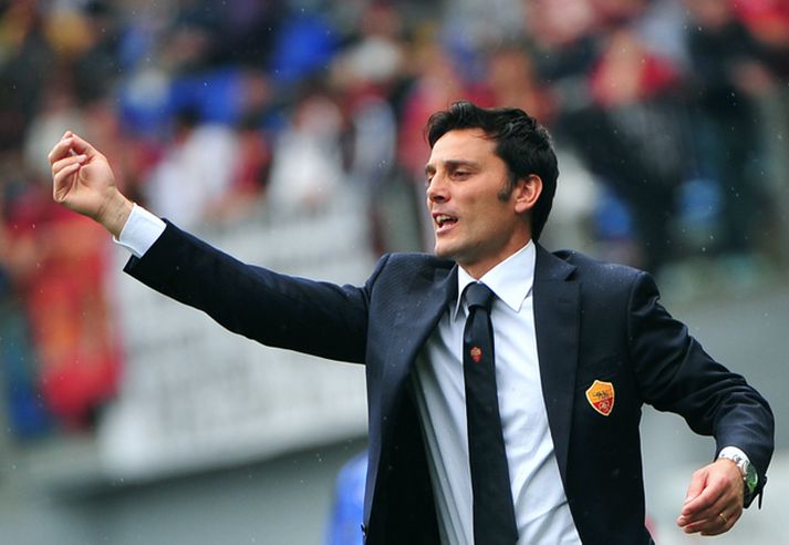 Vincenzo Montella, þjálfari Roma, er orðinn veltur í sessi.