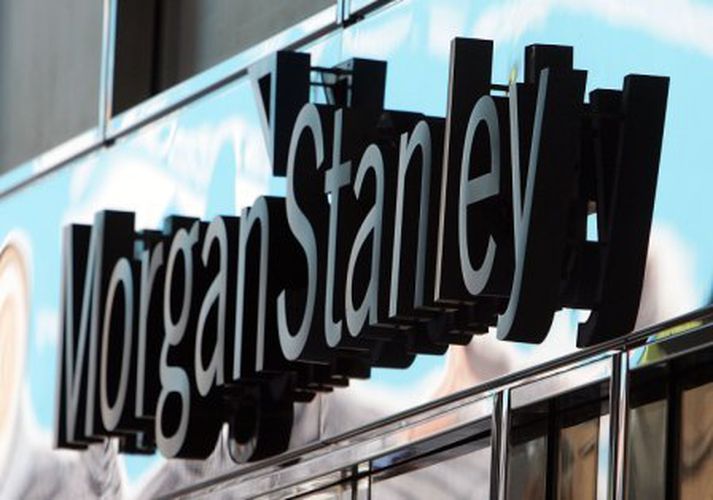 Merki bandaríska fjárfestingabankans Morgan Stanley. Um 600 manns verður sagt upp hjá bankanum á næstunni.