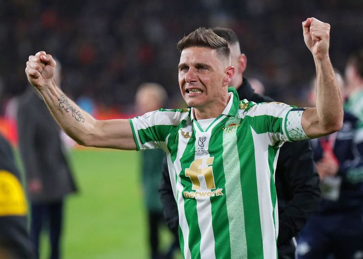 Hinn fertugi Joaquin er fyrirliði bikarmeistara Betis.