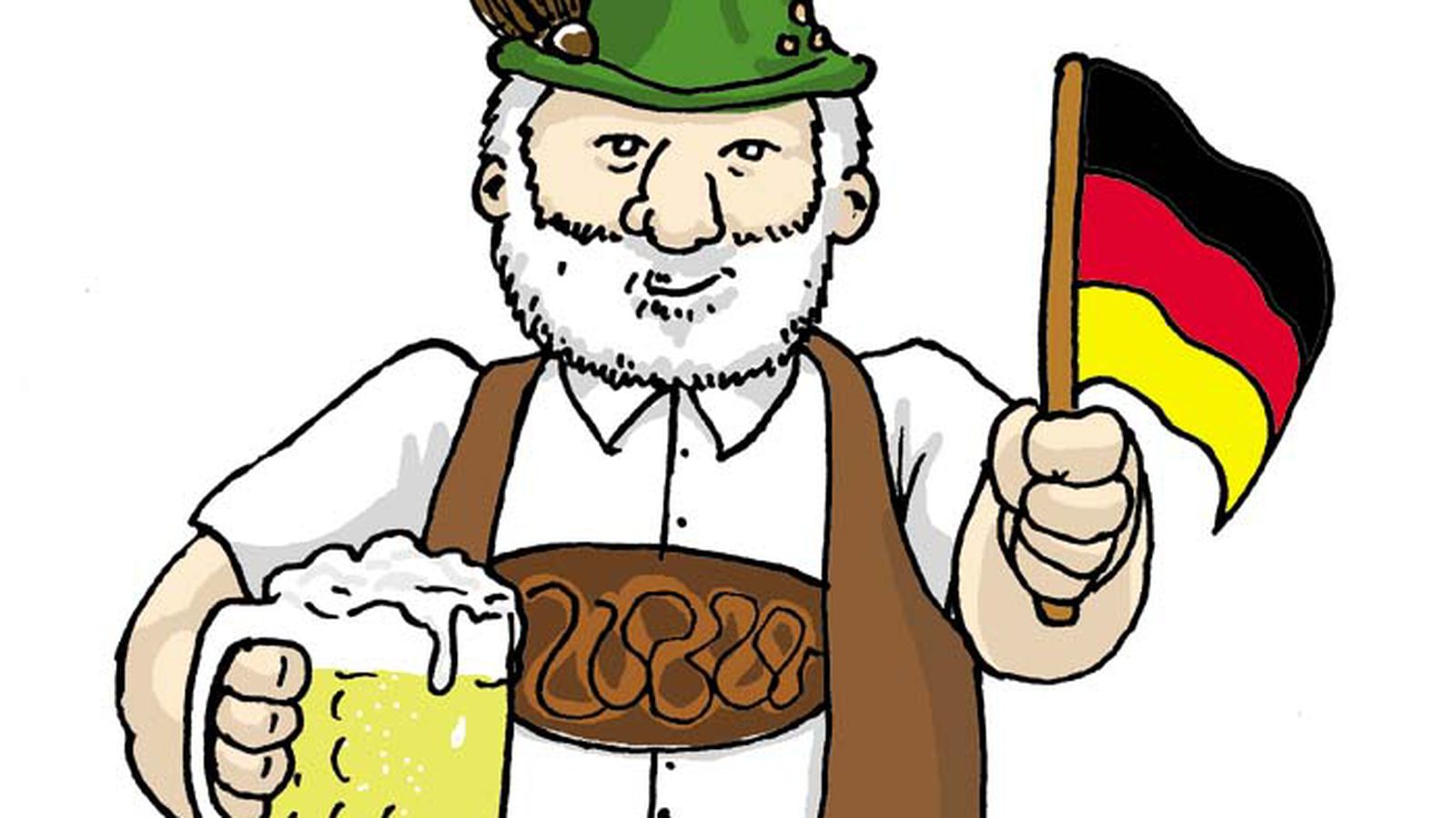 Party germany. Немецкий Бюргер карикатура. Немец Бюргер рисунок. Немец мультяшный. Стереотипы о немцах.